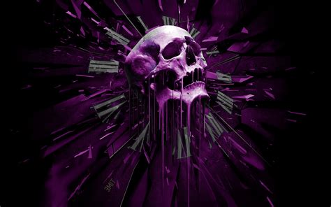 abstract, Skull, Purple Wallpapers HD / Desktop and Mobile Backgrounds