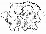 Coloring Cousins Care Bears Pages Bear Printable Penguin Colouring  sketch template