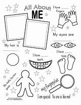 Printable All About Me Coloring Pages sketch template