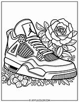 20 Jordan Shoe Coloring Pages Printable For Free Download sketch template