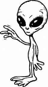 Alien Hand Coloring Page  Wecoloringpagecom sketch template