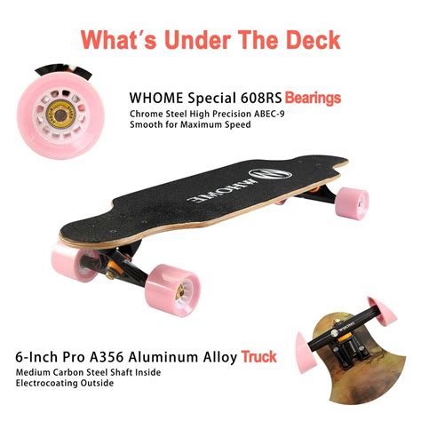 Great Choice Products Longboard Skateboard - 31" Small Long Boards For Adults/Kids Teenagers ...