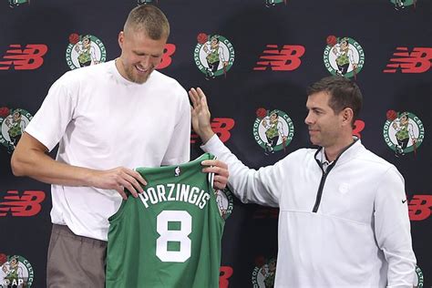 Boston Celtics tie down Kristaps Porzingis to a bumper $60m, two-year contract after trade from ...