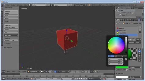 How To Change Color In Blender - YouTube