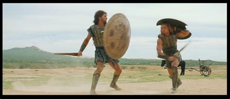 In Troy (2004), Brad Pitt and Eric Bana did not use stunt doubles for ...