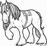 A Coloring Page Of Horse  Book Free Download sketch template