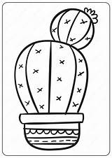 Printable Cactus Coloring Pages  Templates sketch template