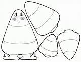 Candy Corn Trinity Sunday School Lesson Sketch Coloring Page sketch template