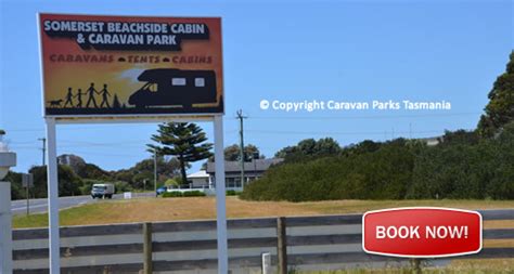 Somerset Accommodation Caravan Park Cabin Campsites North-West Tasmania Campervans Motorhomes Tents