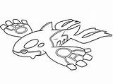 Legendary Pokemon Kyogre coloring Page  Download Print Or Color sketch template