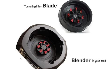 Amazon.com: 7 Fins Blender Replacement Parts Ninja Blender Blade, ninja ...