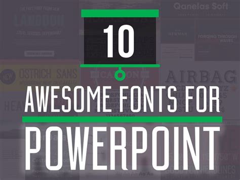 10 Free Creative Fonts That Will Make Your PowerPoints Shine | Free professional fonts ...