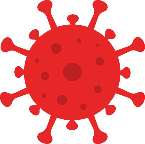 Coronavirus Icon Red - Free vector graphic on Pixabay