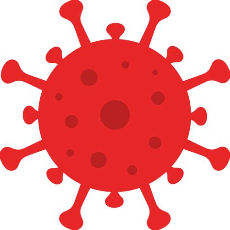 Coronavirus Icon Red - Free vector graphic on Pixabay