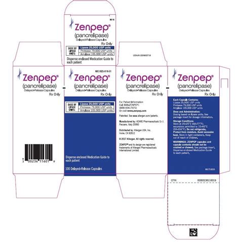 Zenpep - FDA prescribing information, side effects and uses