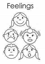 Free Printable Emotion Coloring Pages sketch template