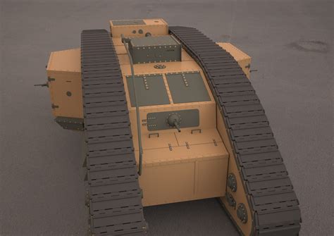 3D Mark V Tank 3d Model - TurboSquid 2067077