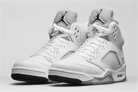 Jordan 5 White Metallic April 4th Release | SneakerNews.com