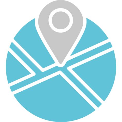 Street Map Generic Blue icon