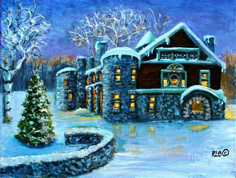 Winter Wonderland at the Paine Estate Painting by Rita Brown - Fine Art ...