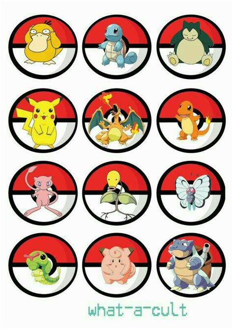 Pin by ichel cortes on Bottle Cap and Images | Pokemon birthday party ...