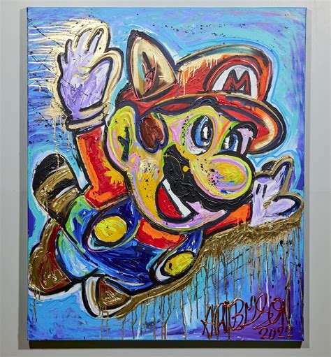 Super Mario by Art By Son, 2022 | Painting | Artsper