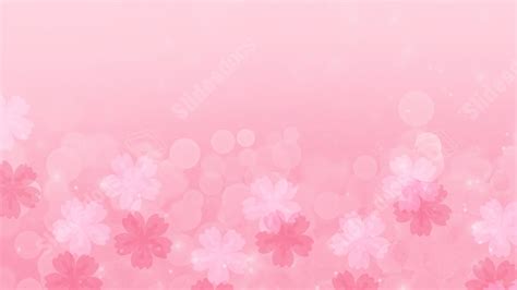 Spring Cherry Blossoms Pastel Nature Flower Pink Powerpoint Background For Free Download ...