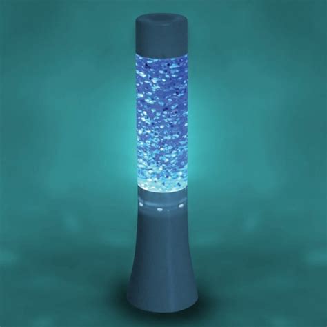 Large Colour Changing Glitter Lamp