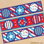 FREE Printable Water Bottle Labels for 4th of July