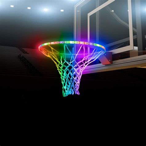 Light Up Basketball Hoop LED Hoop Activated Kit Christmas Ball Sport – Dan's Collectibles and More