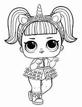 Lol Dolls Coloring Pages Cheer sketch template