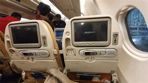 Review of Singapore Airlines flight from Chennai to Singapore in Economy