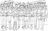 Anime Sailor Moon 2 Coloring Page  Free Printable Pages sketch template