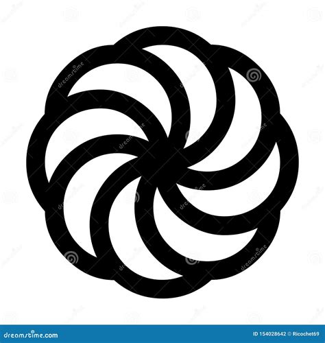 Symbole Arménien D'éternité Illustration Stock - Illustration du esprit, spirale: 154028642