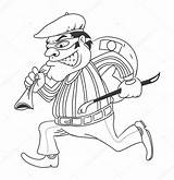 Thief Cartoon Coloring Pages sketch template