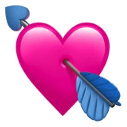 Heart with Arrow Emoji (U+1F498)