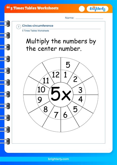 Free & Printable 5 Times Tables Worksheets for Kids [PDFs]