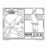 Roaring Twenties Coloring Pages sketch template