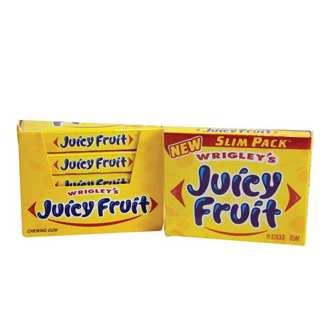 Wrigley's Juicy Fruit Slim Pack Gum | Nassau Candy