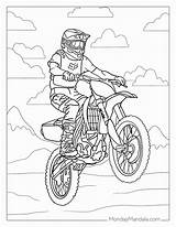 Motorcycle Coloring Page Free PDF Printables  Nation sketch template
