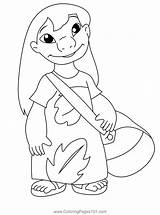 Lilo Coloring Page For Kids  Free & Stitch Printable sketch template