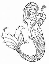 Barbie Printable Coloring sketch template