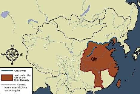 Qin Empire Map