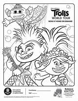 Trolls World Tour Coloring Pages Queen Barb  Coloring Page sketch template