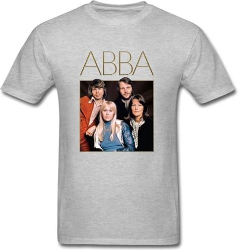 Men's ABBA Fan Art T Shirt Medium : Amazon.co.uk: Fashion