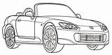 Honda S2000 Coloring Pages Sketch Coloring Page sketch template