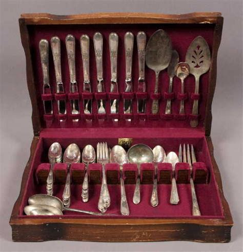 1847 Rogers Bros. Silverware with Chest