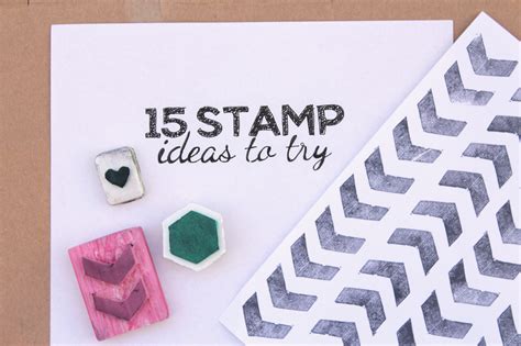 15 Stamp ideas to try - Curly Made