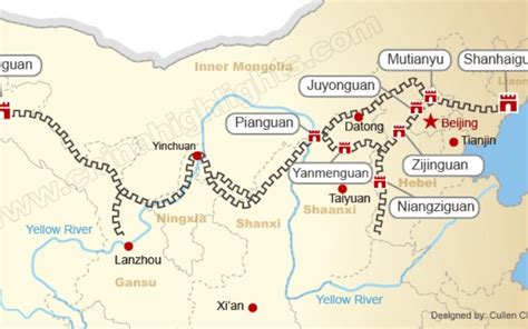 Ming Dynasty Map - Ancient China Maps - China Highlights