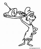 Green Eggs And Ham Coloring Page  Free Printable Pages sketch template